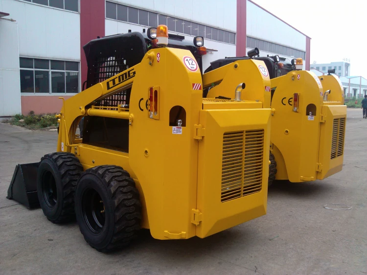 Chinese Mini Skid Steer 1050kg 1200kg 1500kg Wheel Skid Steer Loader
