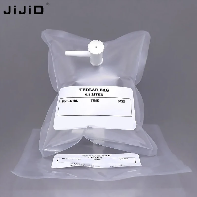 

JiJiD Wholesale Sampling Bag 0.5l 1ll 2l 5l Gas Sampling Bag With Valve For Corrosive Gas Pvf Gas Sampling Bag For Lab