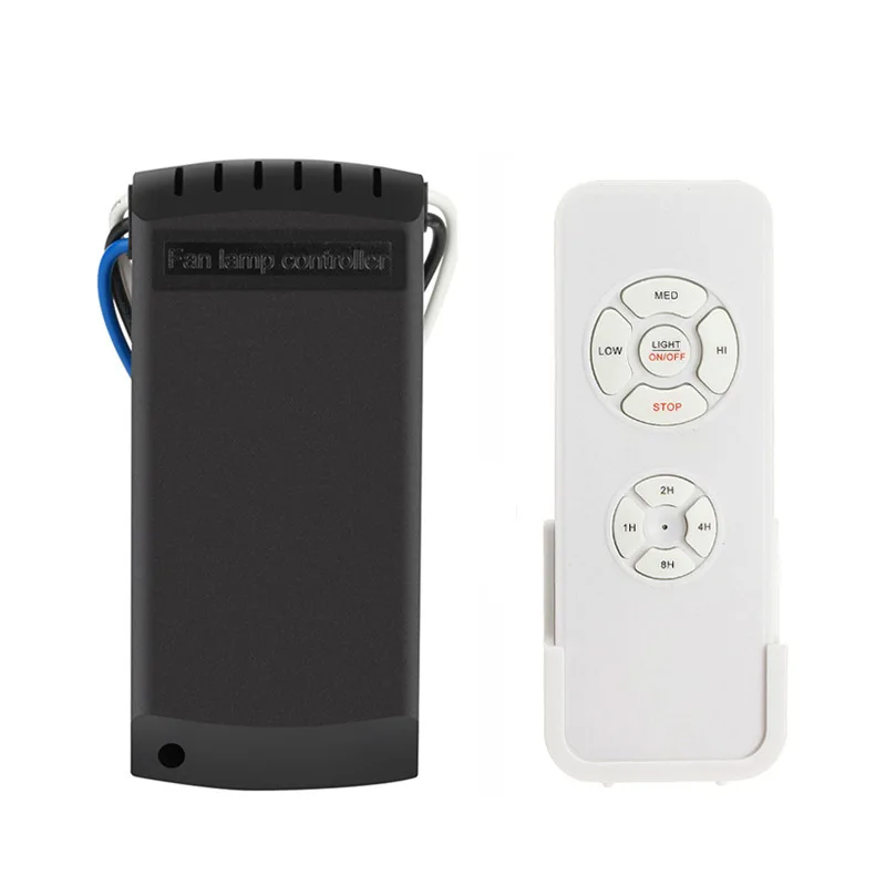 

85V-240V Wireless timing speed regulating switch Ceiling fan lamp remote control double control switch