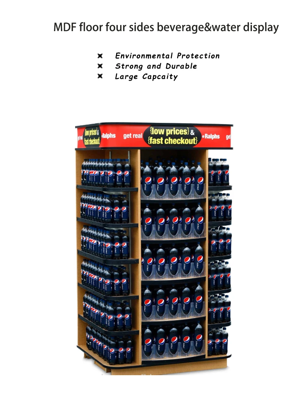 Shelf Display Commodities Classy Display Rack Promotion Merchandise Mdf