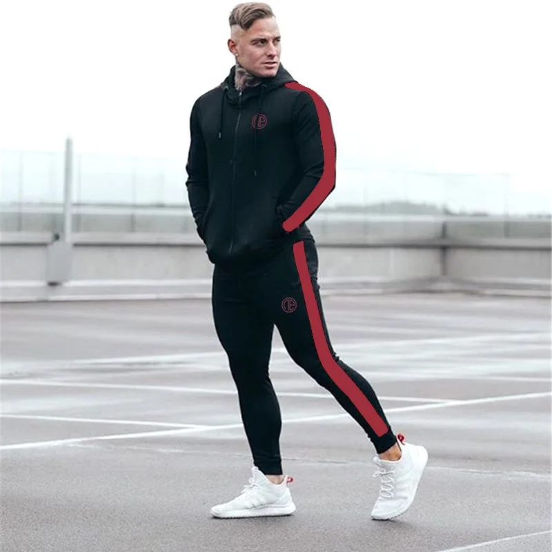 

custom men sweatsuits with logo mens track suit sweatsuit sets latest fashion two piece men s sweatsuit sets bulk jogging suit