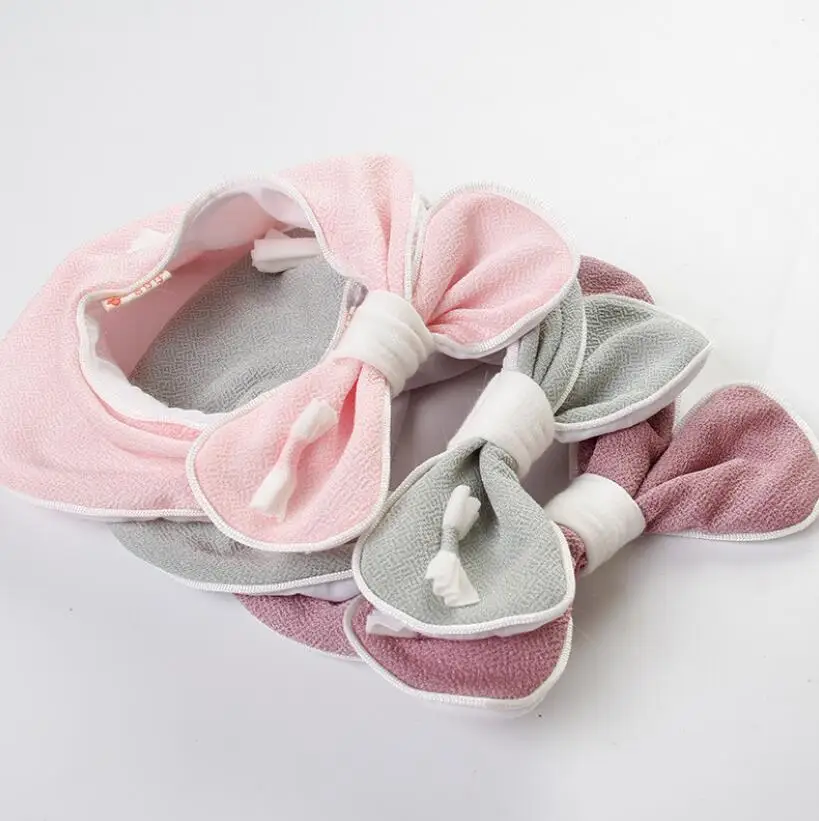 

Wholesale Sublimation Cotton Pet Saliva Towel Triangle Pet Accessories Collar Scarf, Pink purple green