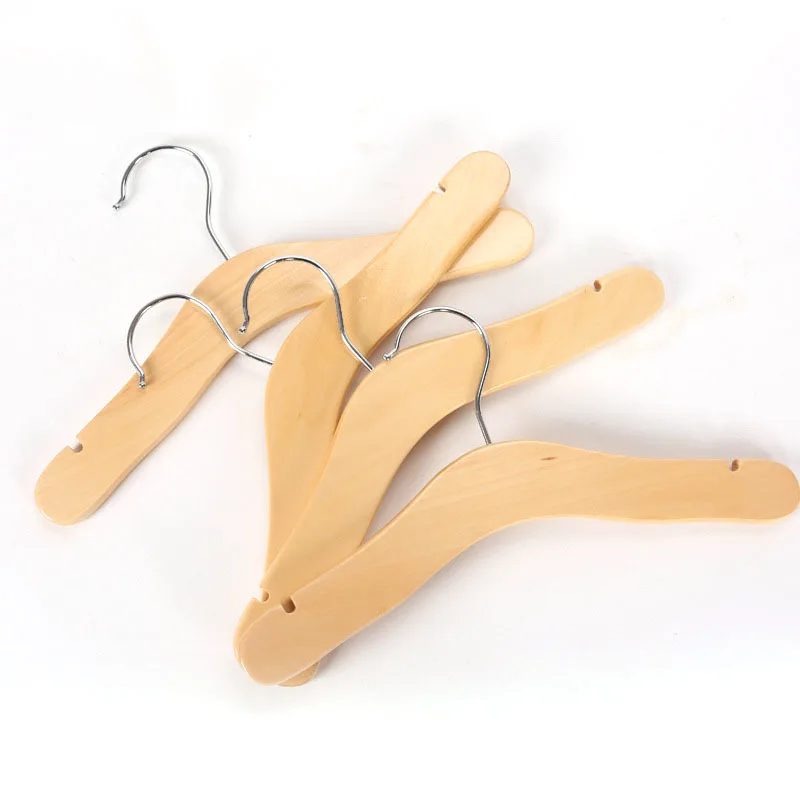 

Wholesale Classic Boutique Small Coat Hanger Kids Baby Wooden Children Clothes Hangers, Natural color