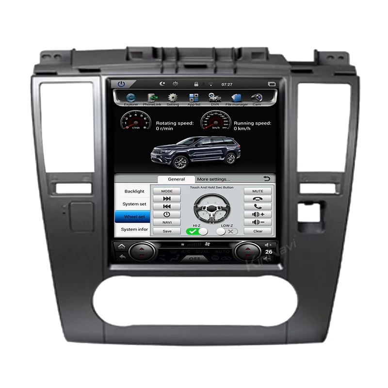

KiriNavi Vertical Screen 10.4" Android 6.0/7.1/8.1 android touch screen dvd For NISSAN VERSA 2008 gps navigation system wifi 4g
