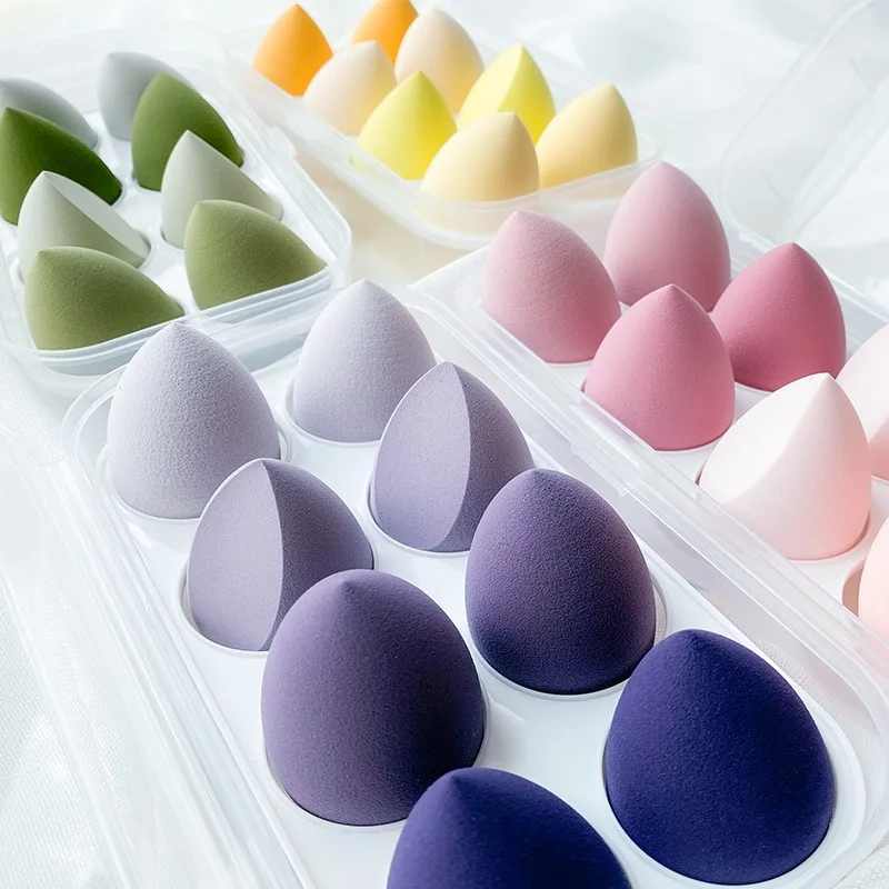 

Pudaier Brand Beauty Makeup & Tool Water Drop Shape Custom Logo Makeup Sponge Dry And Wet Powder Off