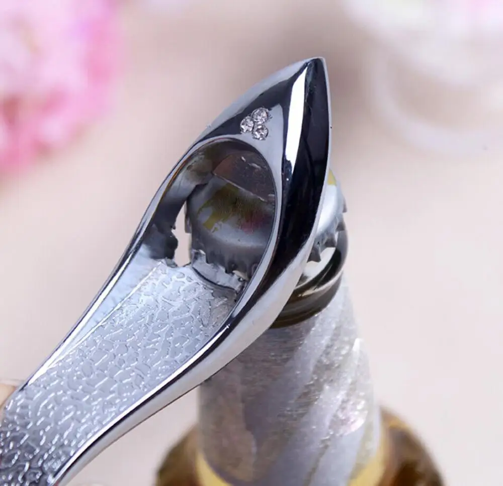 

Favor Gift Souvenirs Shoe Bottle Opener Bottle Opener High Heels Shape Alloy Tool Wedding Party Birthday Baby Shower, As photo