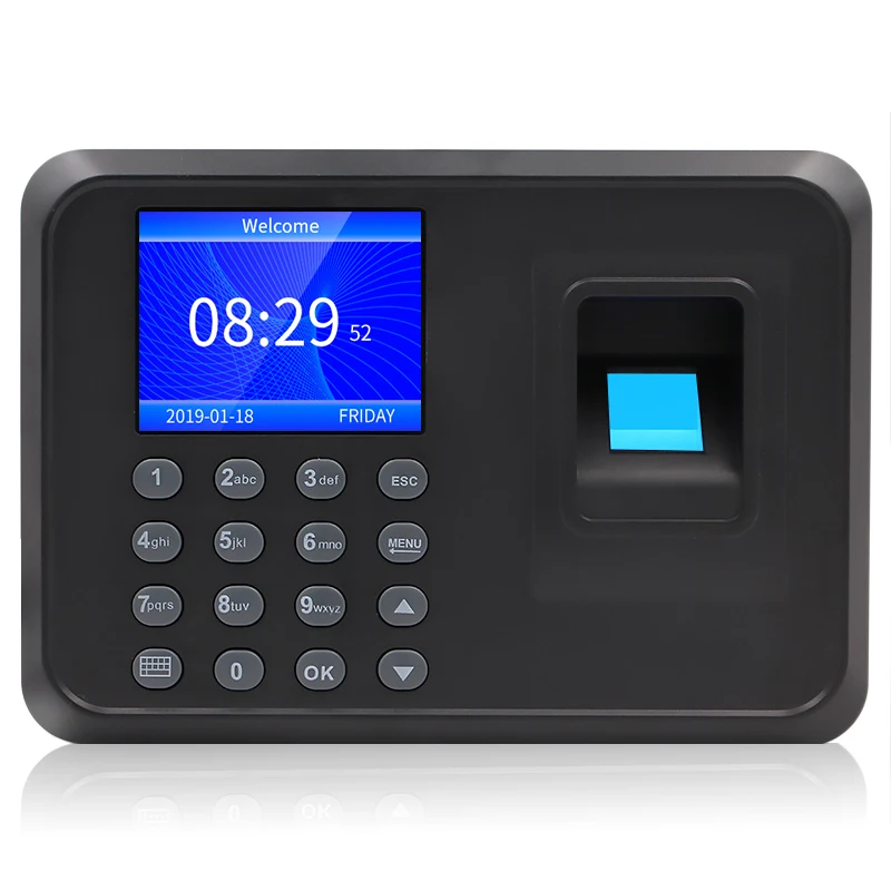 Biometric Device F01  Usb +U Disk Fingerprint Time Attendance  with Battery Support Power Outage Check-in
