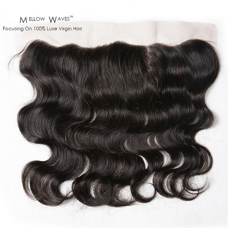 

Mellow Waves China Factory cheap price human hair frontal vendor cuticle aligned virgin Combodian hair natural 13*4 lace frontal