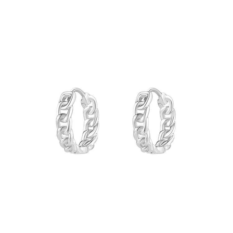 2022 New Jewelry 925 Sterling Silver Chain Earring for Women Trendy Niche Design Superior Sense Temperament for Wedding Party