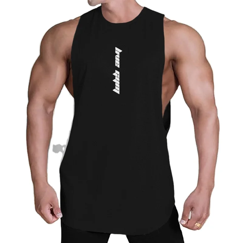 

Men's Sportswear Training Jogging Running Tank Loose Vest Attire Gym Exercise Soft Fitness Sleeveless For Men