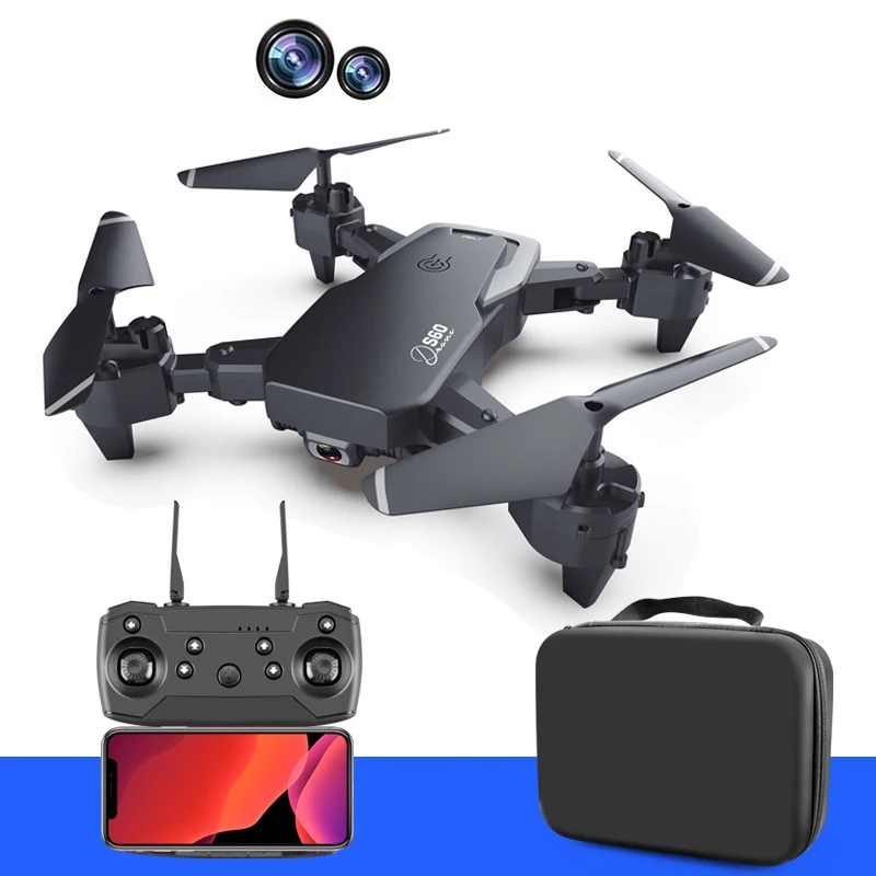 

50% OFF S60 Folding Gesture Control Movie Dual Camera 4K HD Long Range Drone with 4K Camera Altitude Hold and Range