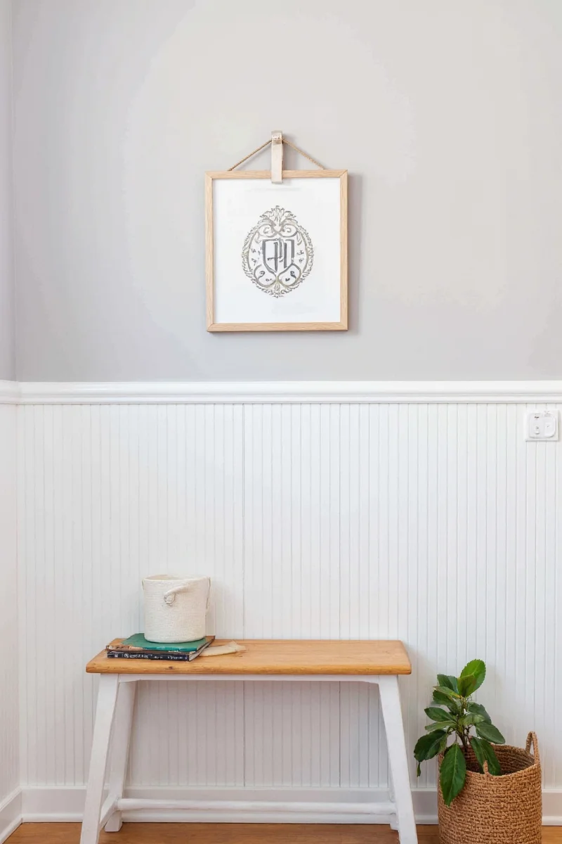 Holiday Shiplap Sign with Chalkboard Message