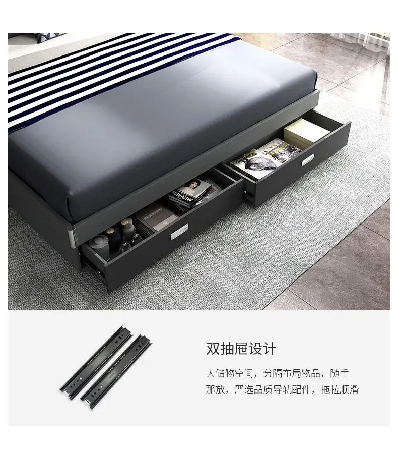 Modern Hinged Storage Bed King Hydraulic Storage Bed Buy Hydraulic