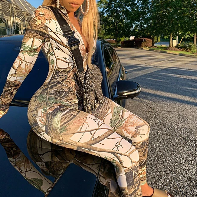 

FS1858D Hot sale sexy rompers Women casual Fashion prints Jumpsuits