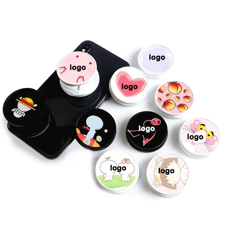 

free sample mobile phone accessories custom logo folding mobile phone bracket grip holder, Customized
