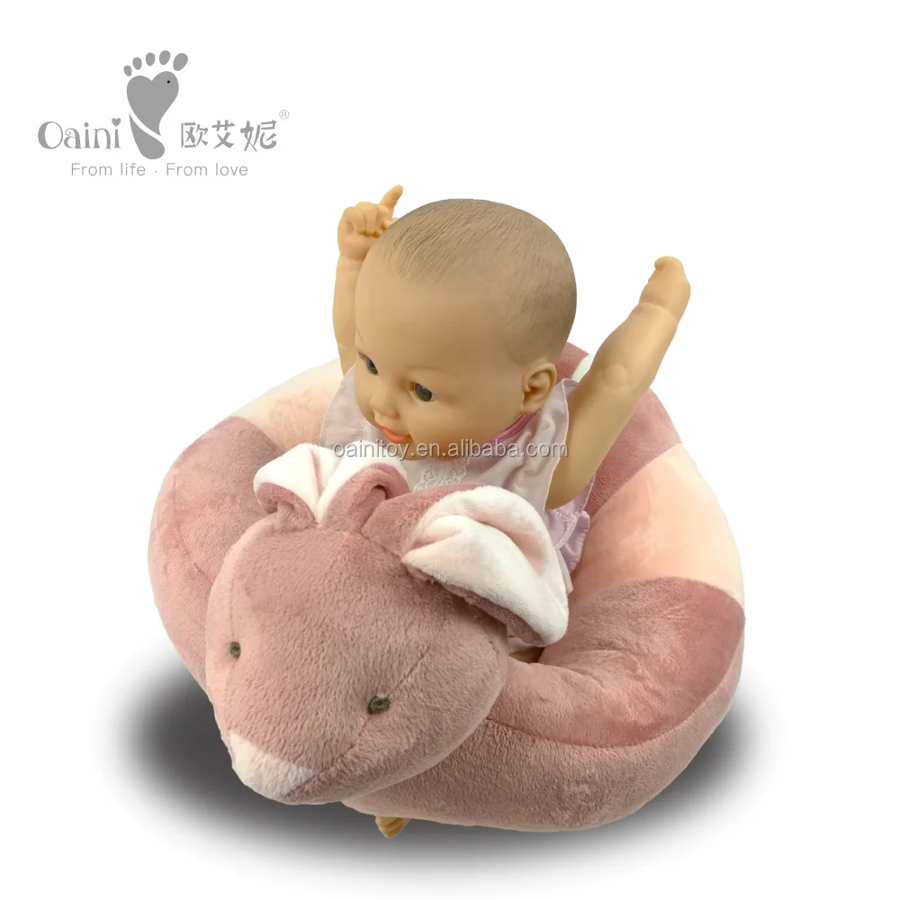 
OAINI 2020 ODM OEM Custom Animal Popular Wholesale Comfortable Baby Sofa Plush Sofa Chair Soft Bunny Baby Support Sofa 