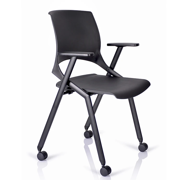 Direct From China Furniture Plastic Portable Office Folding Chair With