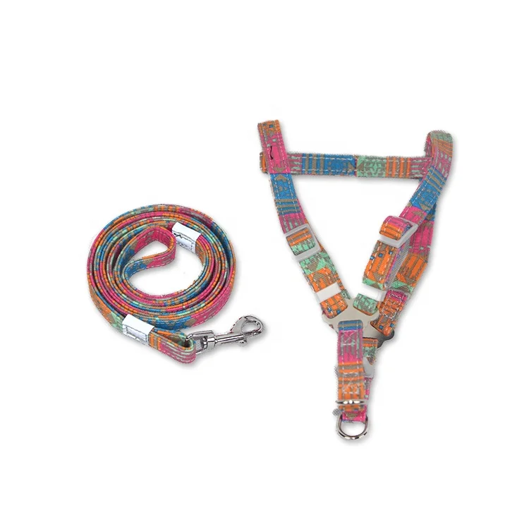 

Nylon Rope Pet Dog Lead Leash Rope Collar With Handle For Pet Supplies, Flower