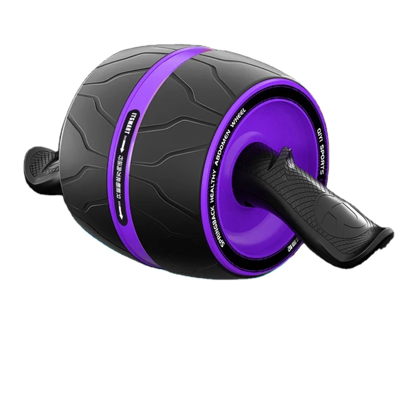 

China manufacturer abdominal exercise power roller yoga wheel set, Red/purple/green/blue