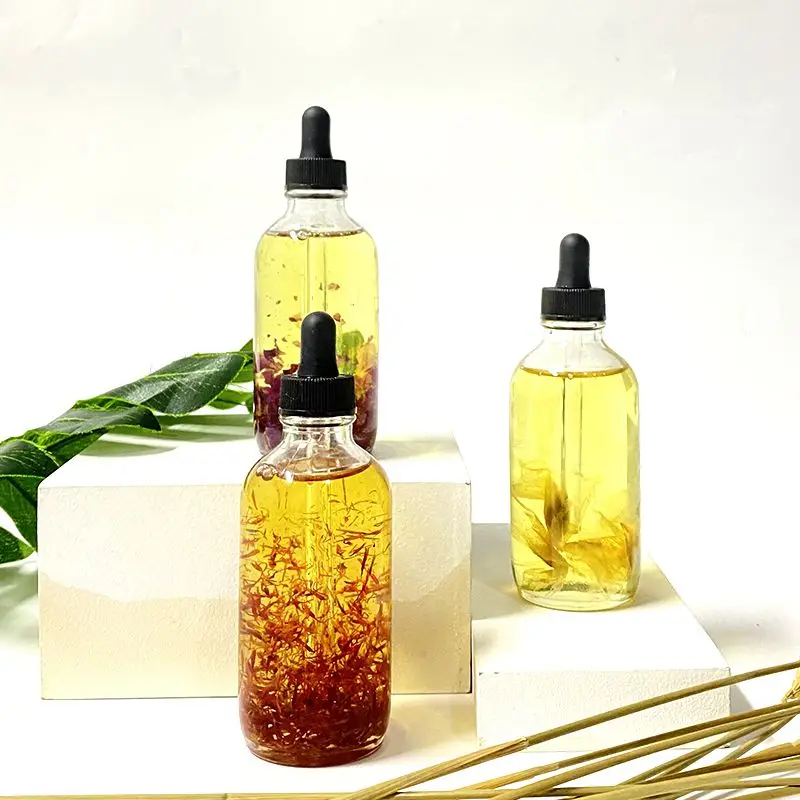 

Wholesale Bulk Natural Organic Body Oil Private Label Scented Serum Massage Essential Rose Oil for Skin Face