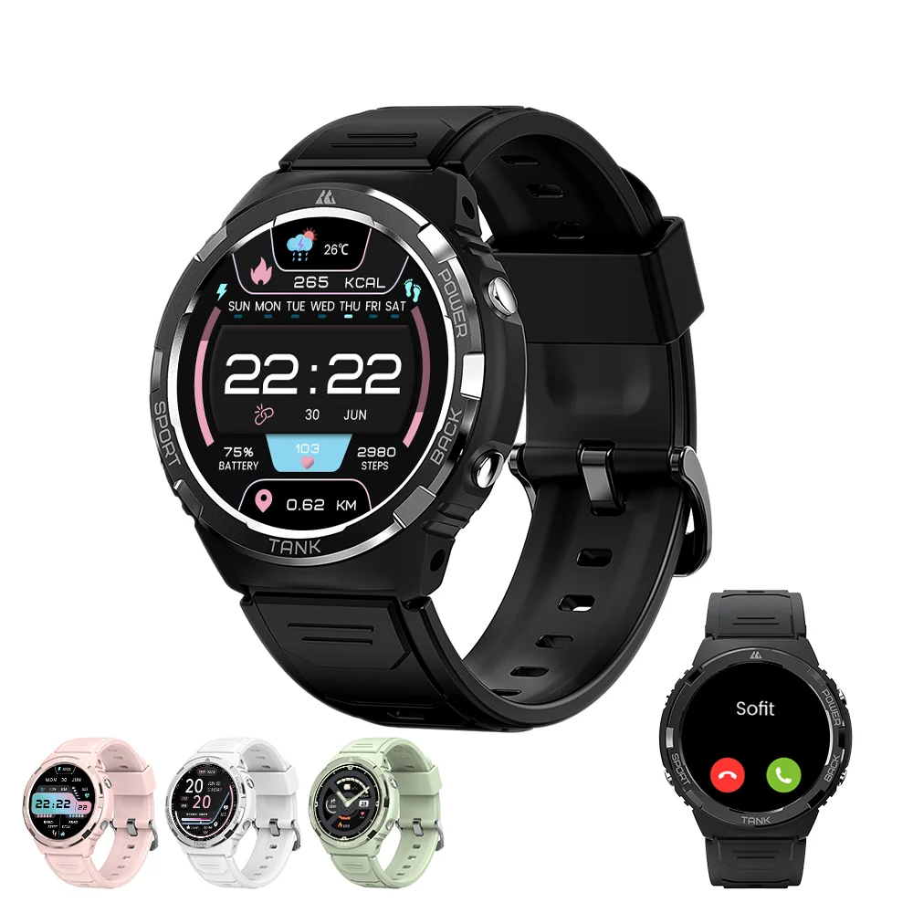 

KOSPET TANK S1 Multifunctional Woman Smart Watches Support HiFi Bluetooth Calling Gift Smart Watch 2023