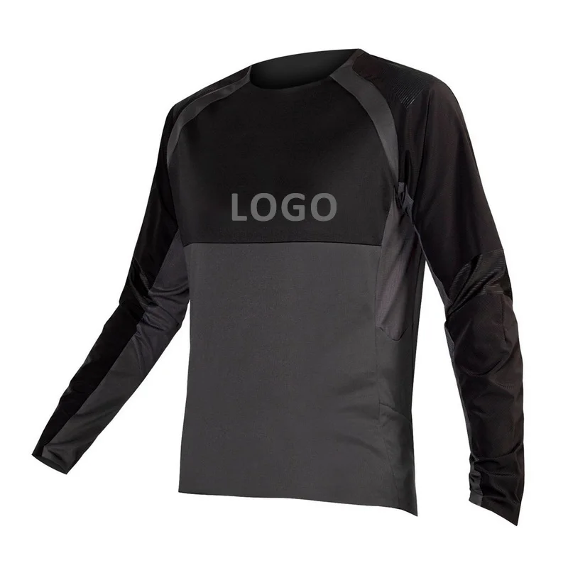 

Cheap blank bicycle downhill jersey moto cycling mountainbike jersey motorcycle long sleeve jersey, Customized color