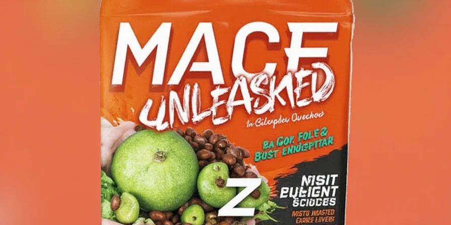 Funny illustration with mace facts