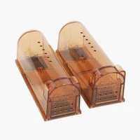 

Factory Wholesale Cheap 2 Pack Semicircular Mouse Plastic Trap Live Cage Mousetrap