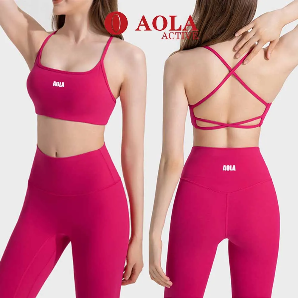 

AOLA Gym Sportswear Running Leggings Wholesale Sport Suit Women Fitness Clothing Sport Wear Yoga Set