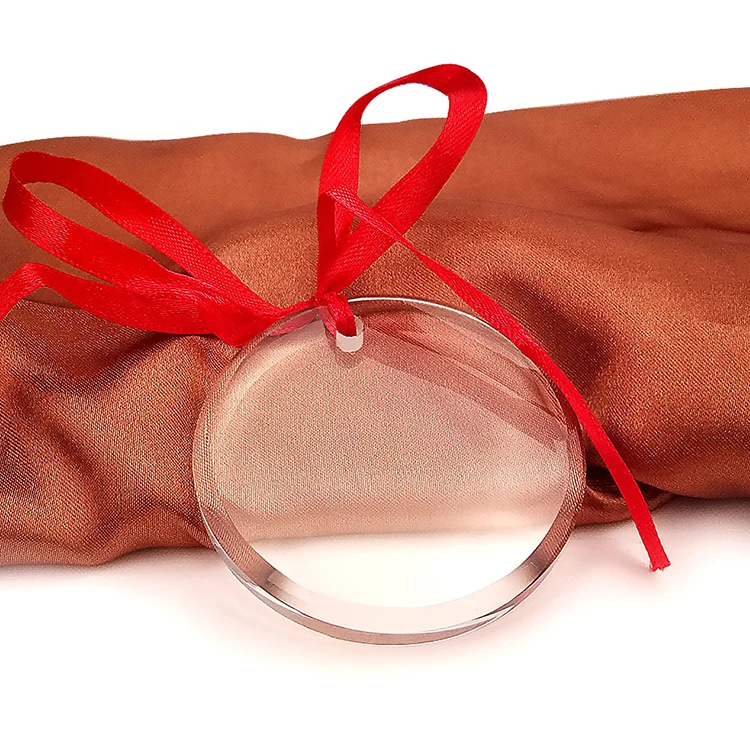 

Wholesale High Quality K9 Christmas Pendant Crystal Hanging Ornament For Christmas Decoration