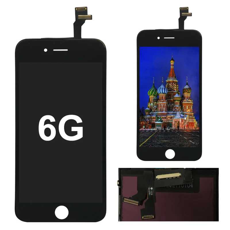 

Wholesale Custom Mobile Phone LCD Screen Display For iPhone 6 Lcd Complete, Black/white