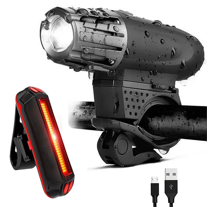 

best bright USB rechargeable bike front light/Waterproof Bicycle Safety Lights