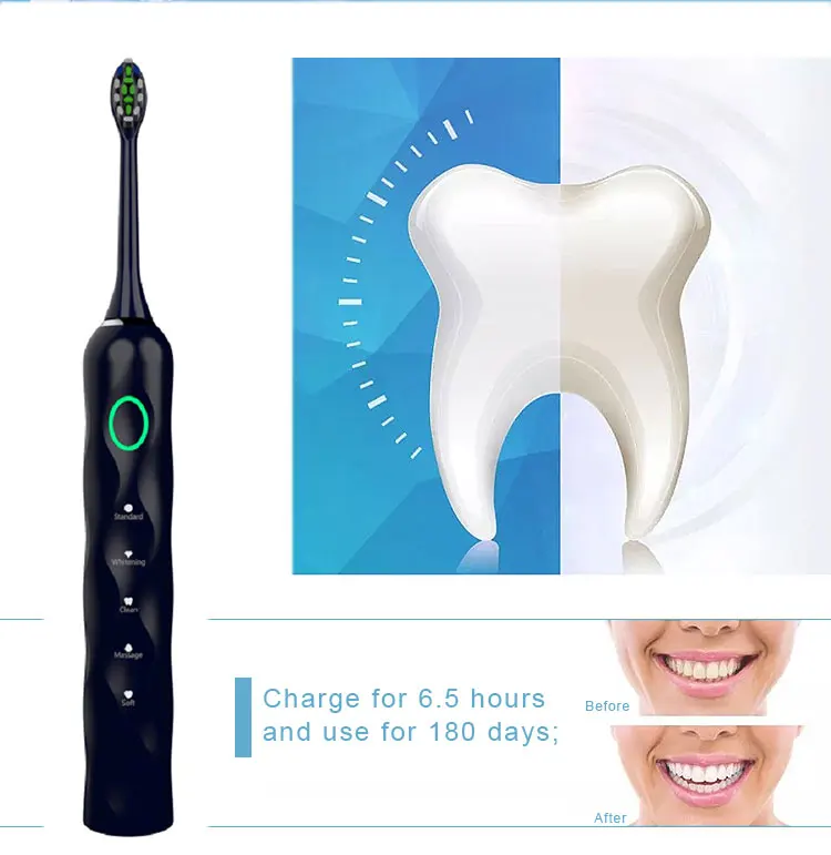electric silicone toothbrush