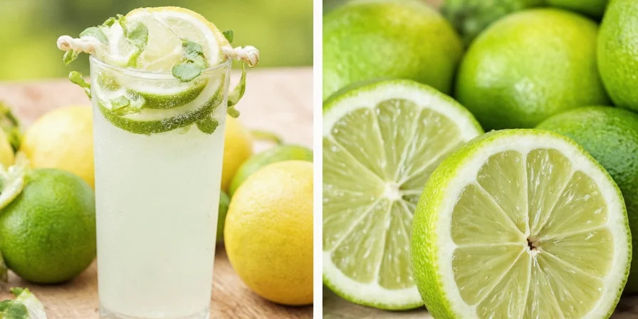 Fresh lime zest on cutting board
