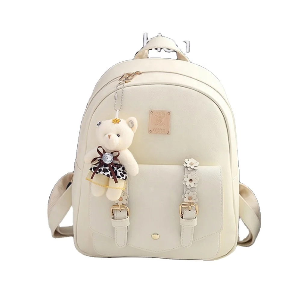 

Cheap Fashion School Bags PU Kids Girl School Bags Backpack for Children's Gift, 4 colors