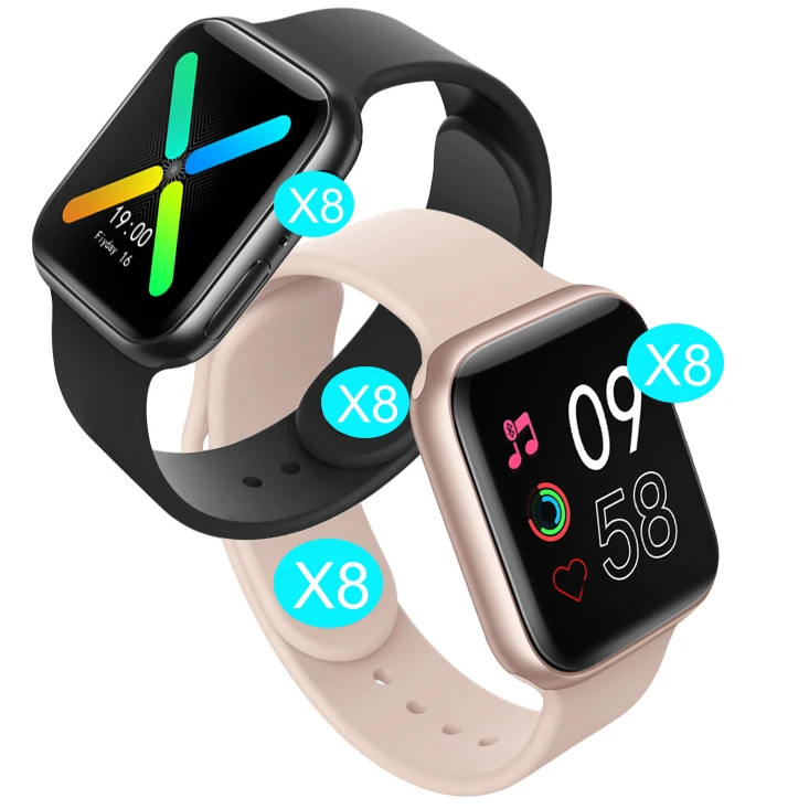 

X8 Large Screen SMART Menu BT Call Color Screen Activity Tracker Smart Watch