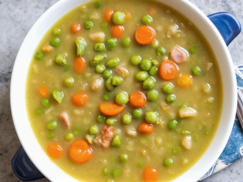 Classic Split Pea Soup with Ham Bone Recipe | 1.5-Hour Prep
