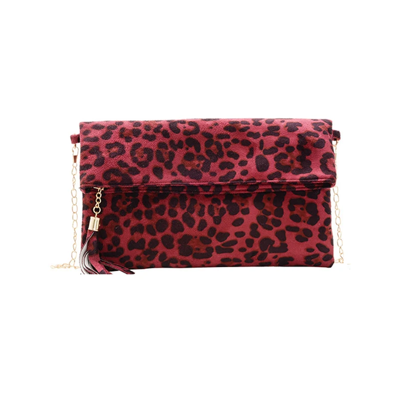 

Monogrammed Crossbody Bags Wholesale Tassel Leopard Canvas Crossbody Bag For Women, As pics show