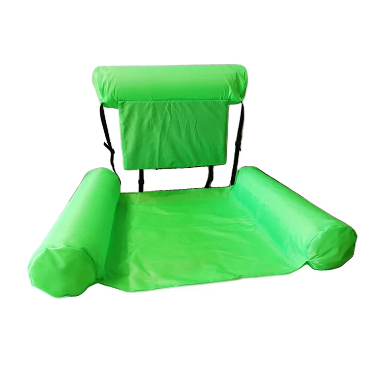 

new arrival PVC Summer Inflatable Foldable Floating Row Swimming Pool Water Hammock Air Mattresses Bed Beach Water Sports Chair
