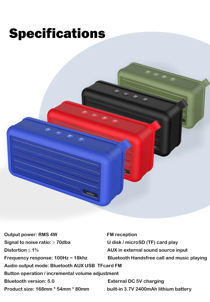 Portable Blue Tooth Speakers Professional Hifi Speaker - ANKUX Tech Co., Ltd