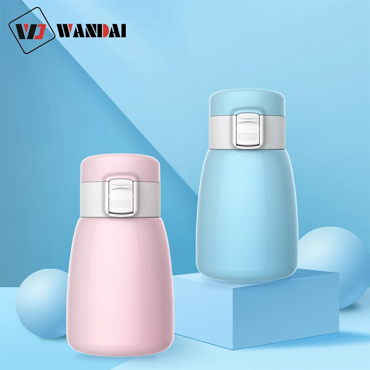 

Food grade material smart water thermal cooling bottle Safe physical cooling smart stainless steel heating cooling water bottle, Pink and blue