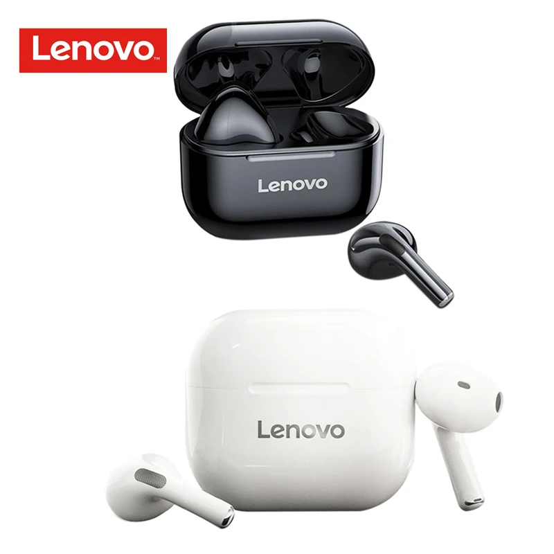 

NEW Original Lenovo LP40 TWS Wireless Earphone BT 5.0 Dual Stereo Noise Reduction Bass Touch Control Long Standby 300mAH