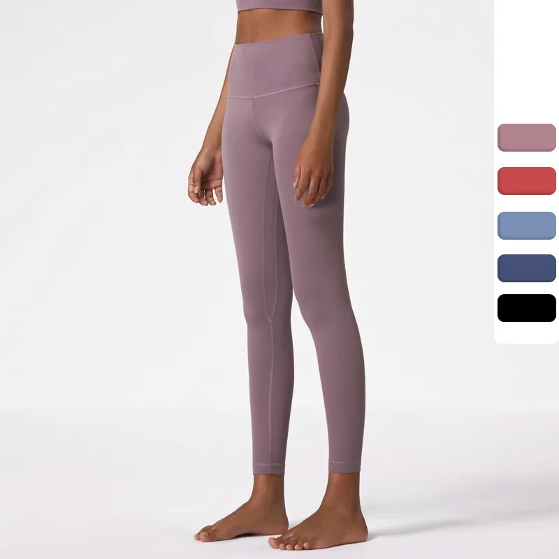 

High Quality 2022 Nude Lulu lemon Plus Yoga Pants High Waisted Stretch Women Butt Lift Yoga Leggings With Pocket, Customized colors