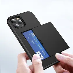 luxury sliding cover insert credit bank card two i