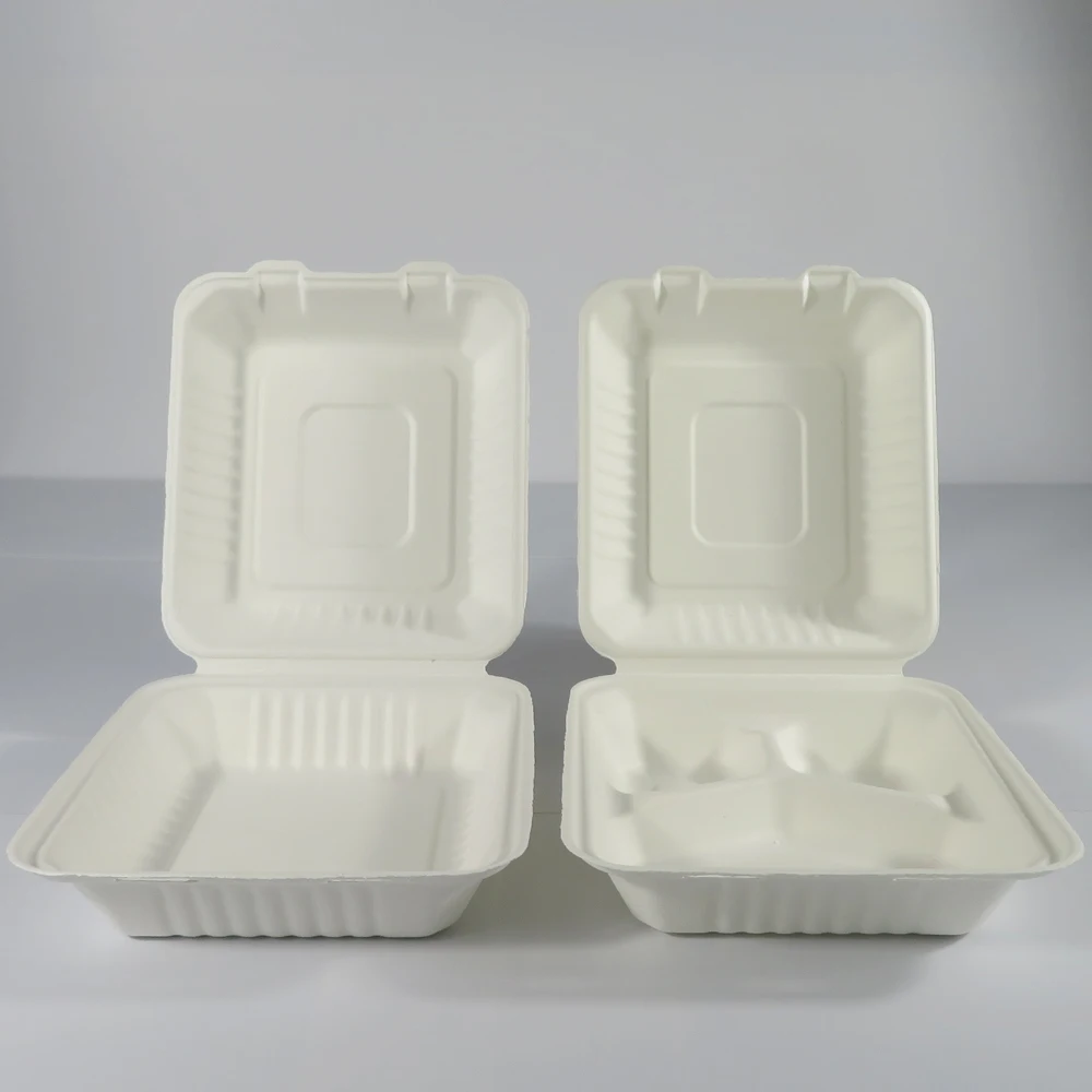 

Environmentally friendly degradable bagasse Hot Item Bagasse Paper Food Packaging Containers