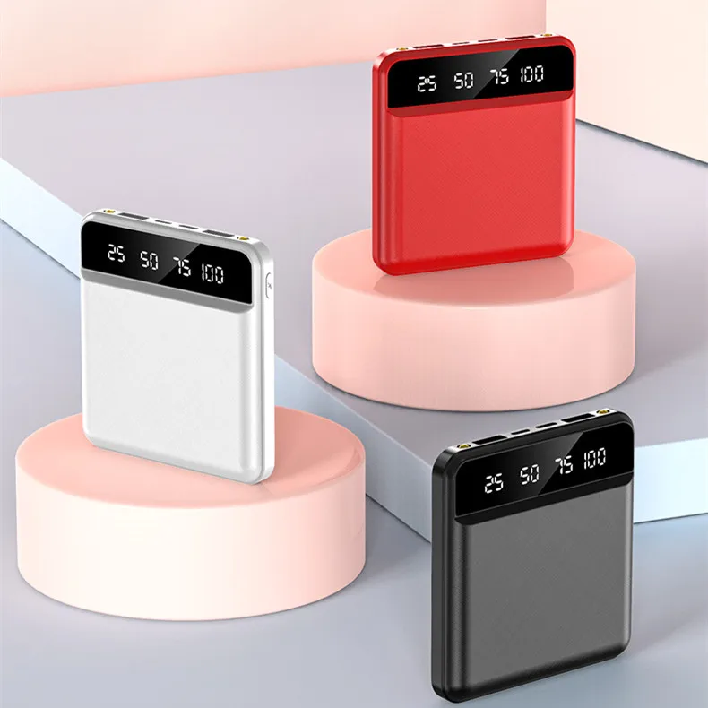 

Factory wholesale selling portable powerbank mini power bank 10000mah, Black/white/red
