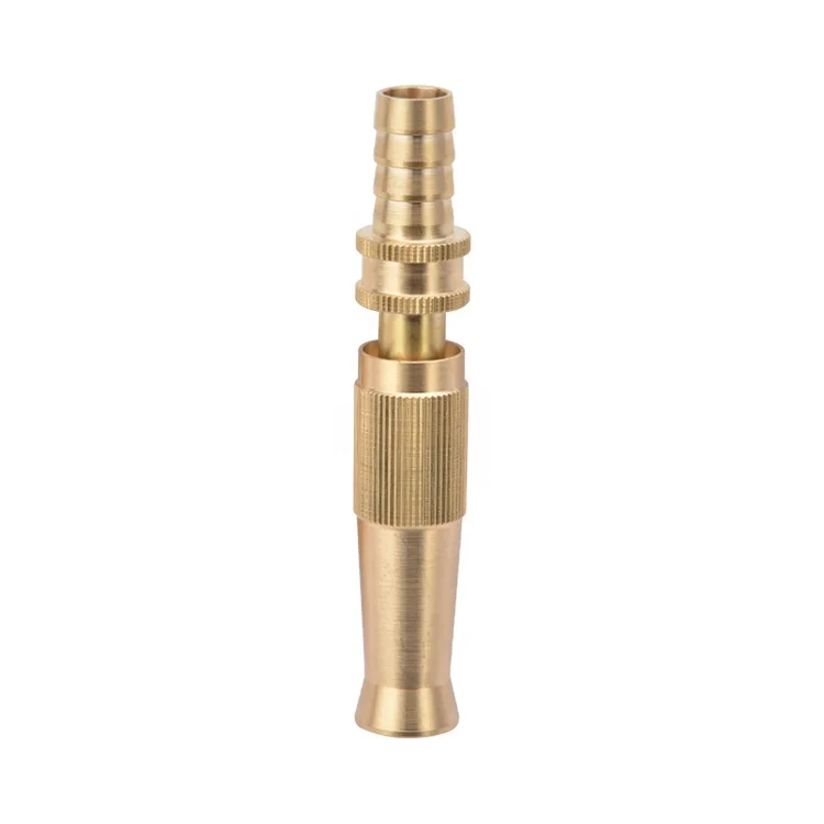 

Brass garden hose water mist sprinklers spray nozzle can be adjusted