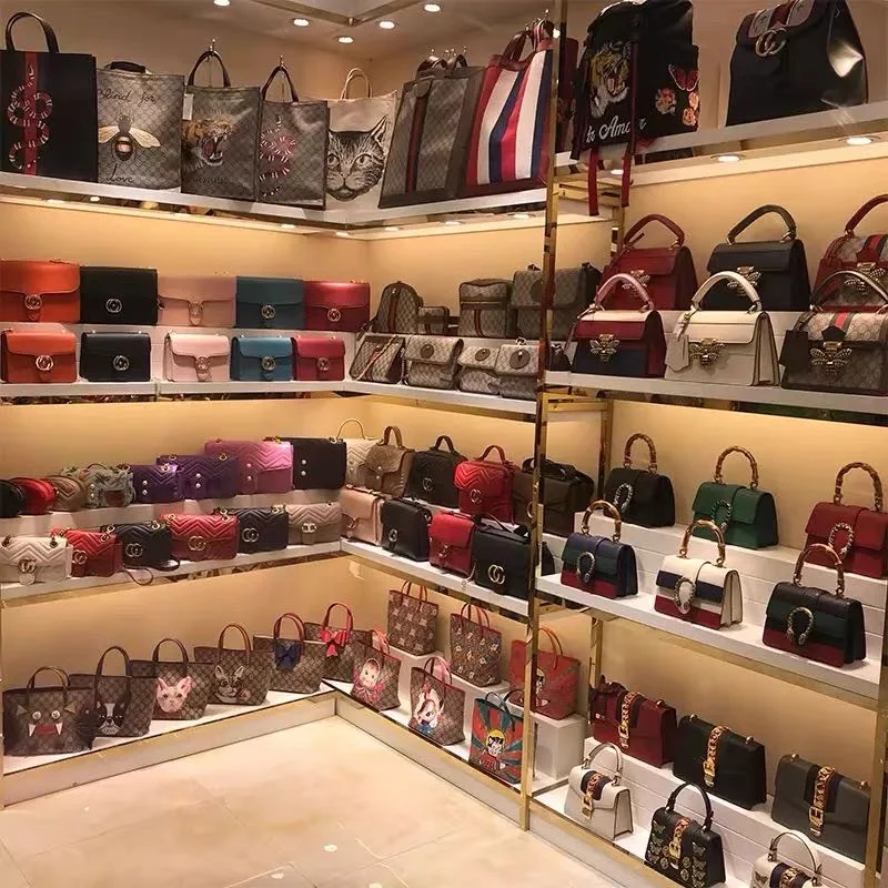 

European and American big luxury bucket postman old flower shoulder messenger women hand bags