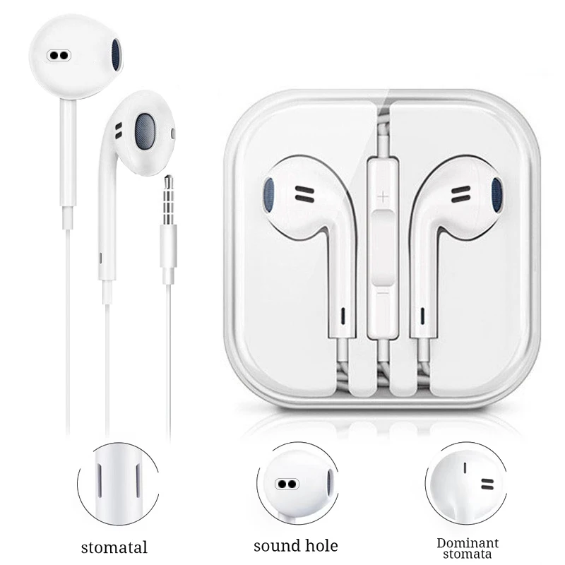 

factory price handsfree in ear earphone wire 3.5mm wired earphone, Customized