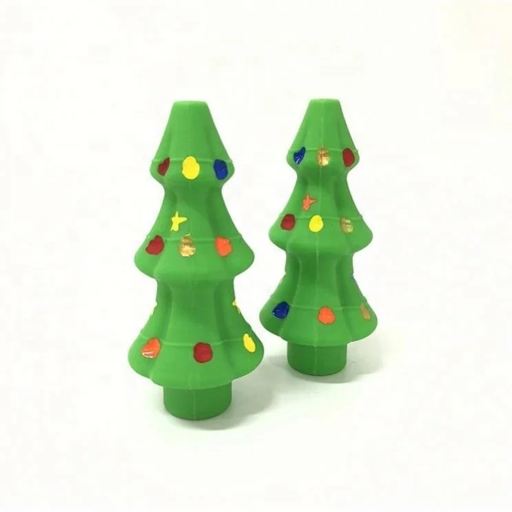 

Christmas Tree Silicone Glass Bowl Weed Tobacco Smoking Pipe, Picture